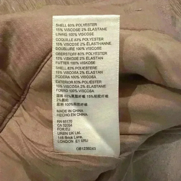 NWT Anthropologie Free People women's Tan Brushed balloon trouser pants Size - 8 - Picture 5 of 7